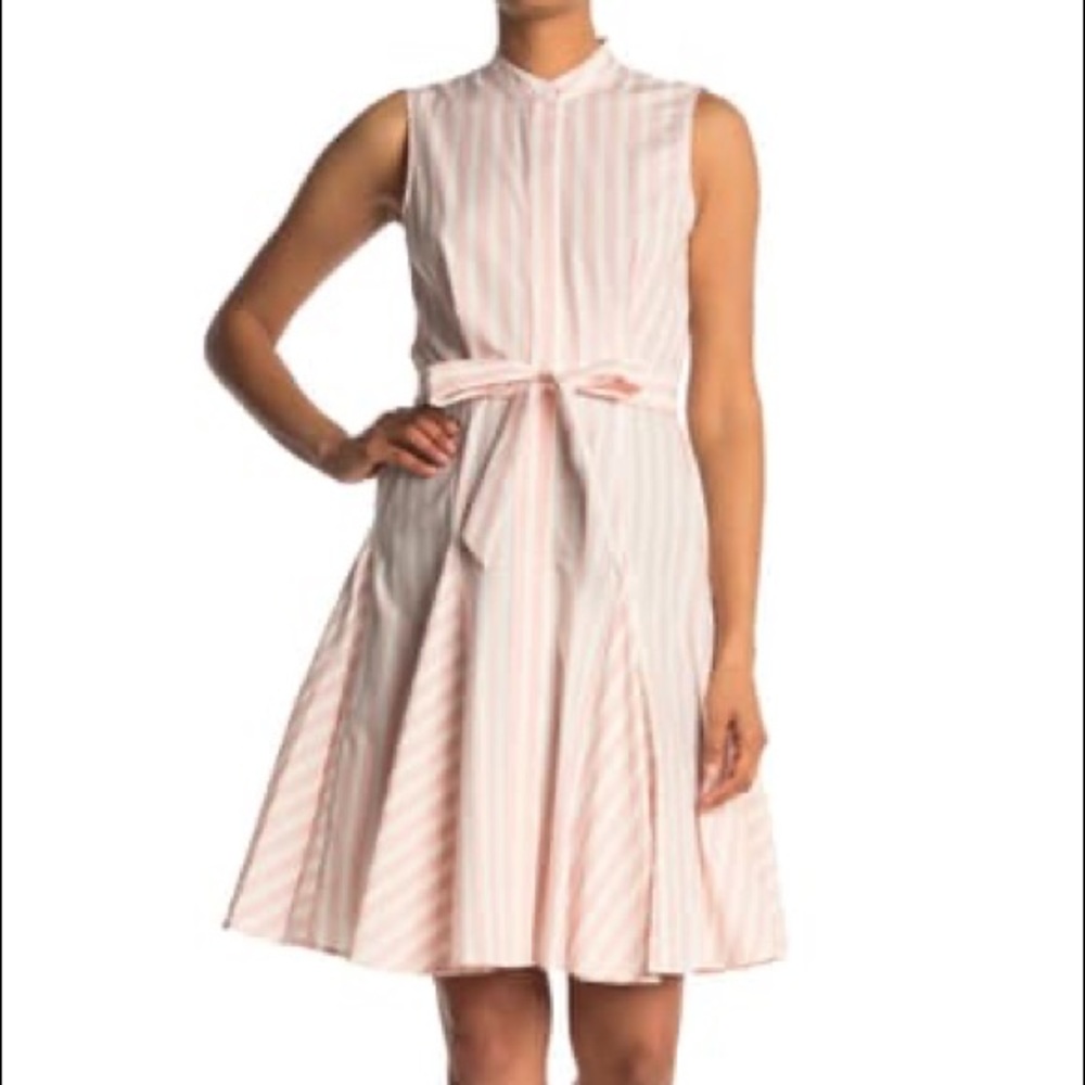 Calvin Klein Striped Classic Shirt dress